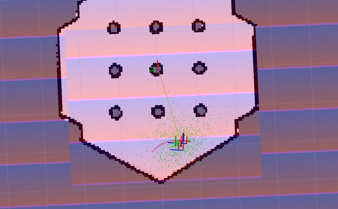 Image of gradient costmap used