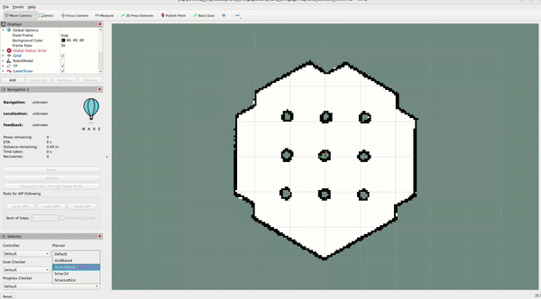 Navigation2 with smacHybrid planner with bidirectional goal_heading_mode